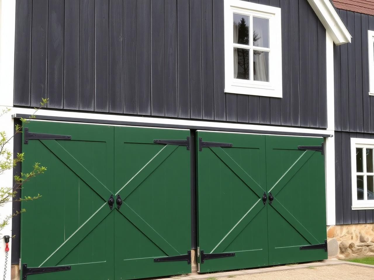 Boerderij staldeuren in Voorst door Spijkerman Schilderwerk